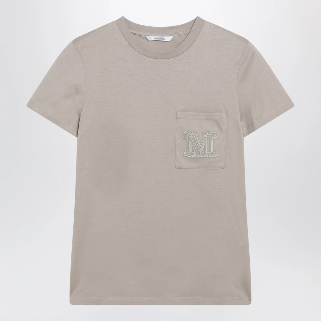 Max Mara - Sand cotton jersey T-shirt