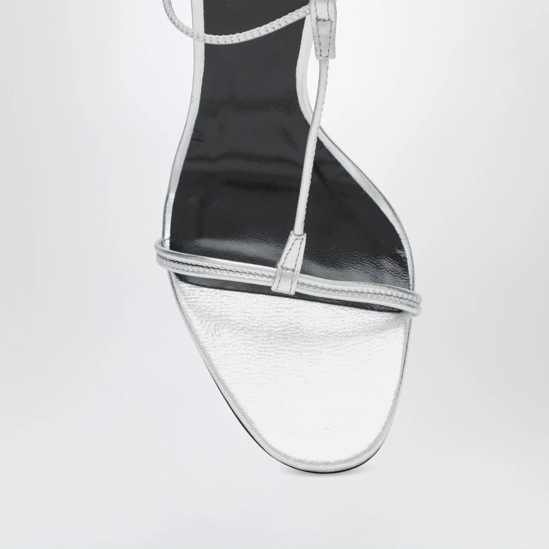 Jude - Mixer sandal in silver leather