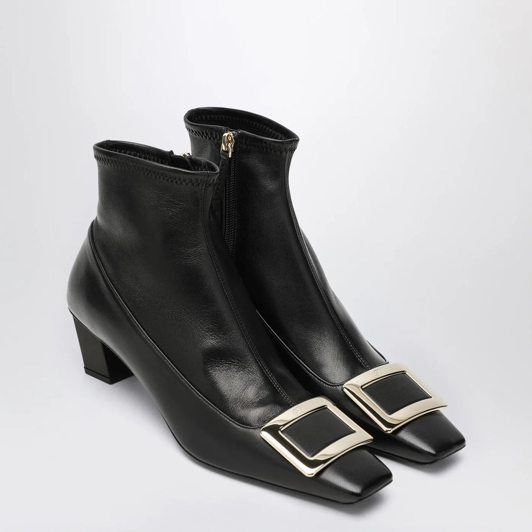 ROGER VIVIER - Belle Vivier black ankle boots