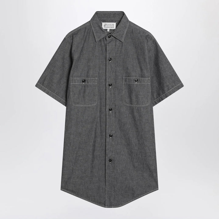 Maison Margiela - Gray cotton shirt