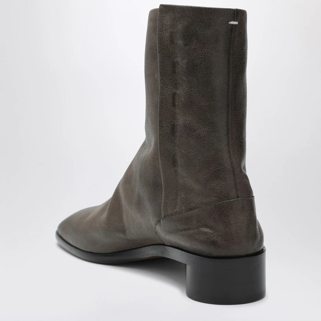 Maison Margiela - Tabi ankle boot in brown leather
