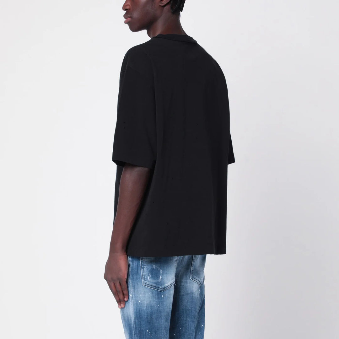 Dsquared2 - Black cotton T-shirt with logo