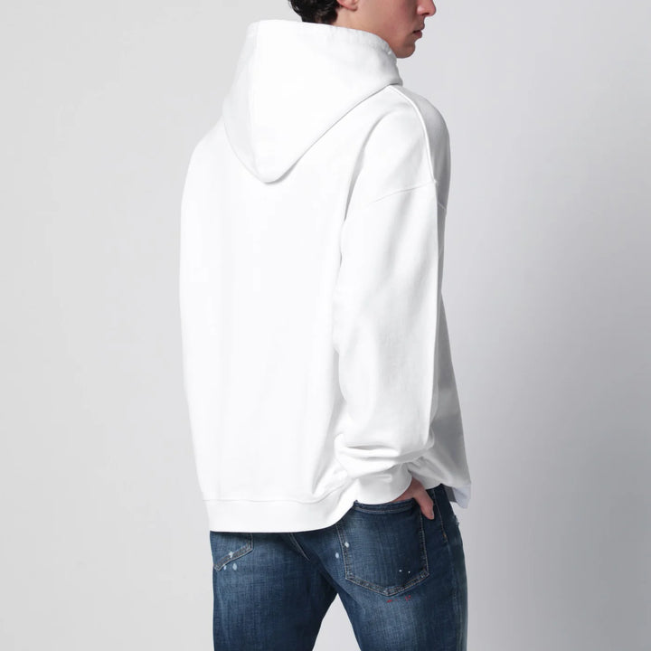 Dsquared2 - White relaxed-fit sweatshirt with logo print