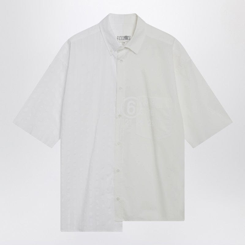Shirts & Tops MM6 Maison Margiela - Two-tone cotton poplin shirt - 48 IT Brand