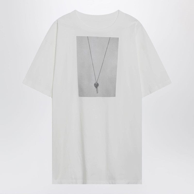 Shirts & Tops MM6 Maison Margiela - White T-shirt with key print - M Brand