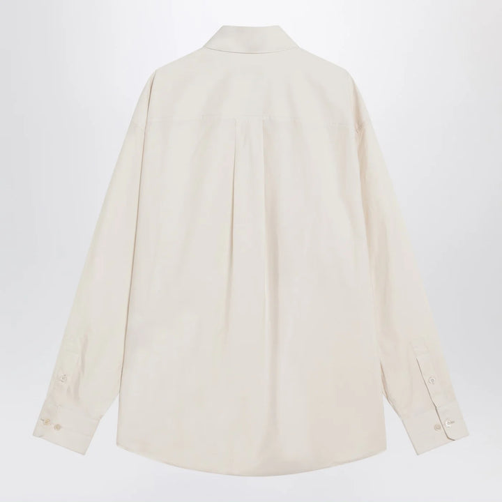 LEMAIRE - Ivory cotton and silk shirt