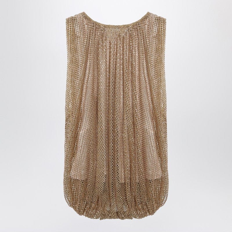 Shirts & Tops Sportmax - Camel mesh top with crystals - S Brand