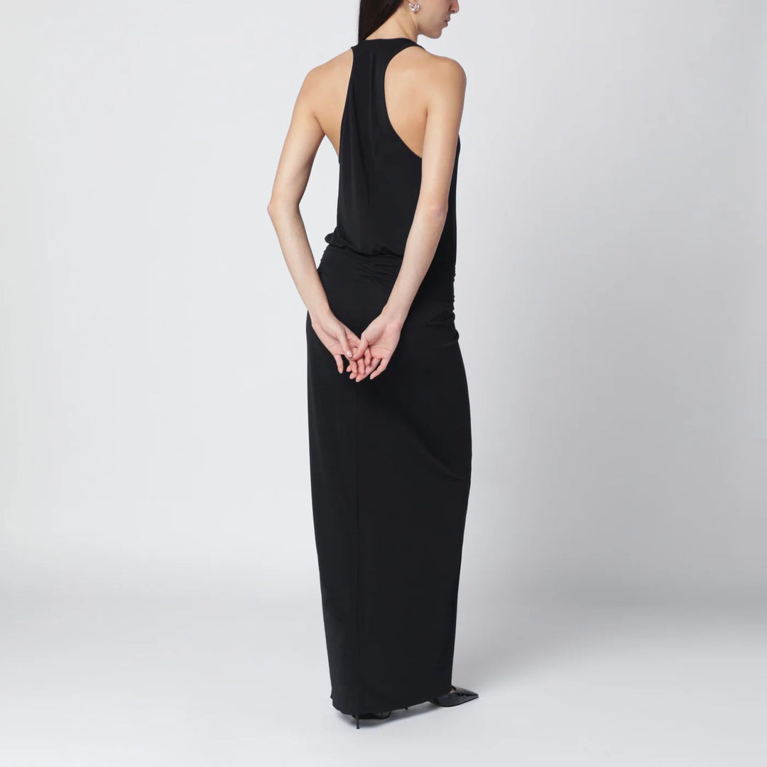 THE ANDAMANE - Black Juno dress with ruching
