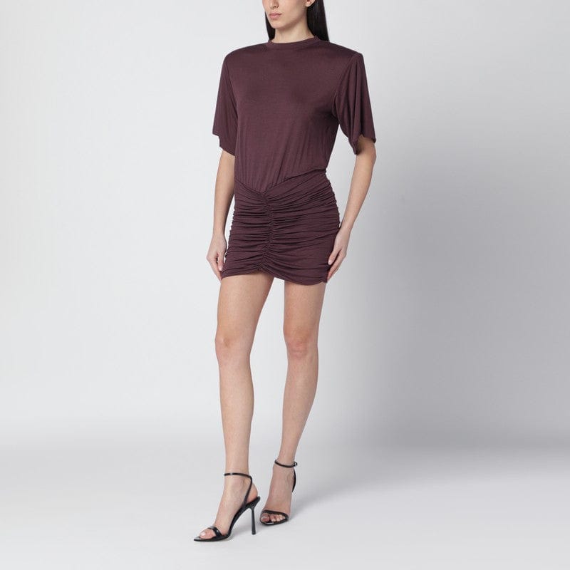 Dresses The Andamane - Aubergine-coloured Lennox mini dress - 42 IT Brand
