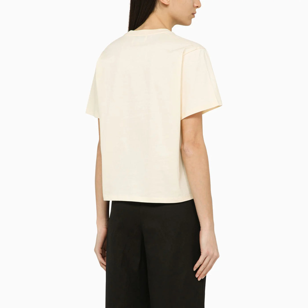 LouLou De Saison - Ivory crew-neck t-shirt