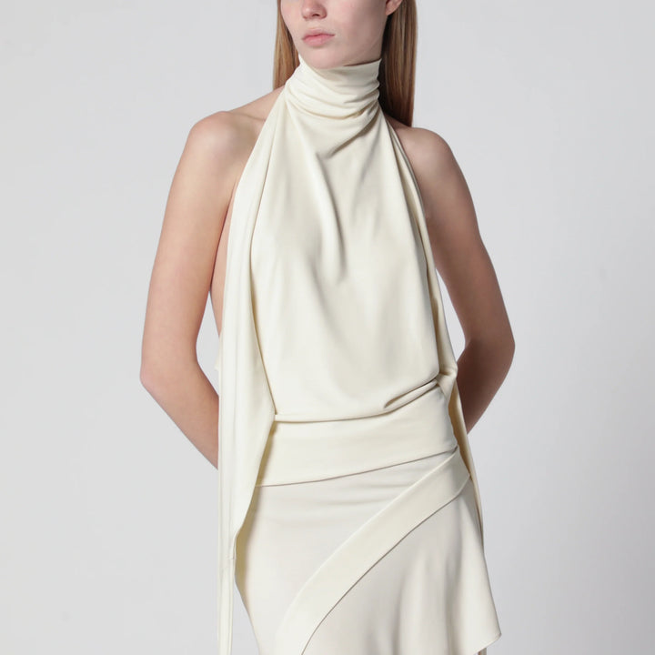 Francesco Murano - White backless top