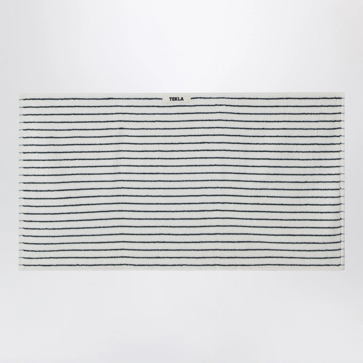 Tekla - White striped towel 50x90