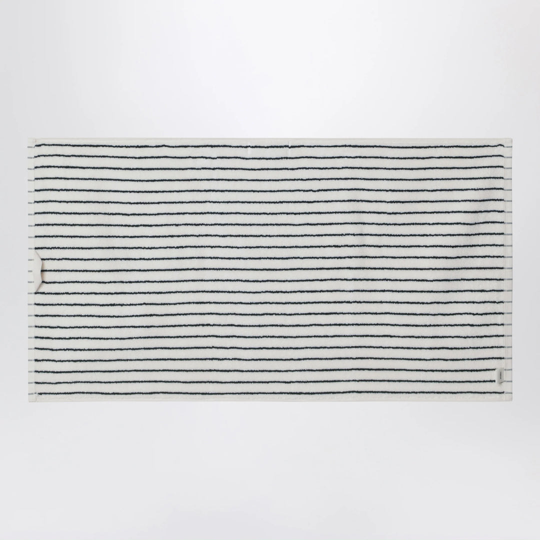 Tekla - White striped towel 50x90