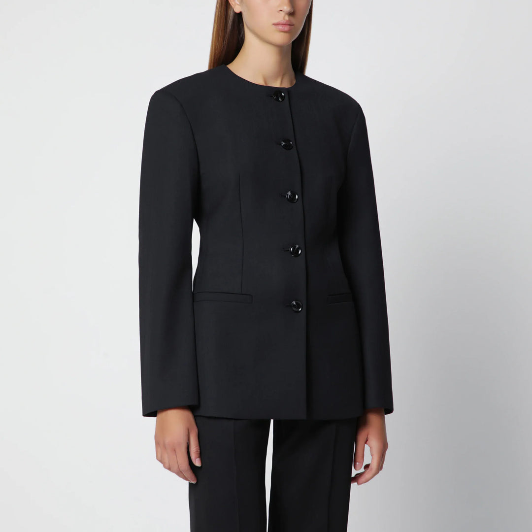 ANINE BING - Black Huda jacket in a wool blend Brand 34  FR
