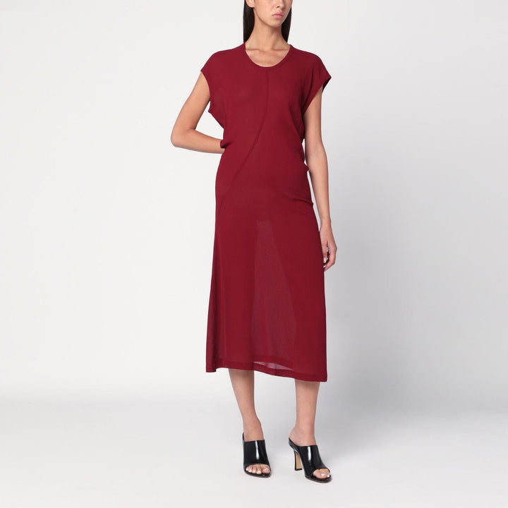 Apparel &amp; Accessories 6397 - S-Curve dress in bordeaux chiffon Brand