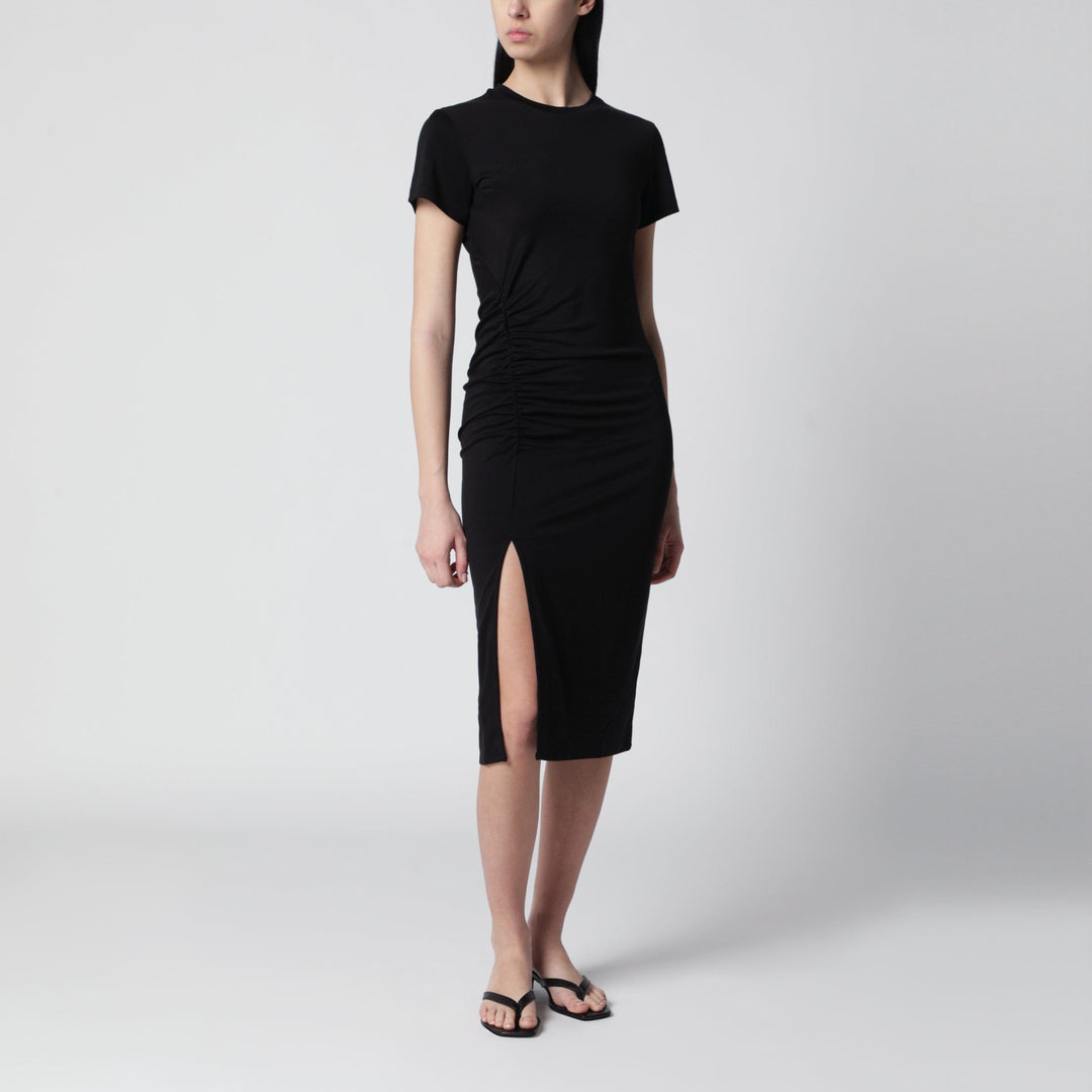 Apparel & Accessories ANINE BING - Vida midi dress in stretch jersey black Brand