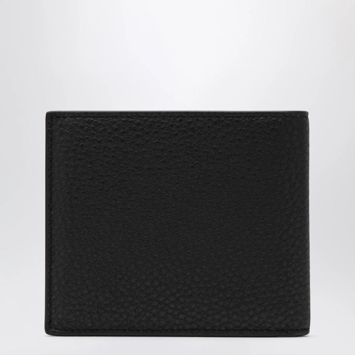 Balenciaga - Black grained leather card holder with logo Brand Apparel &amp; Accessories U