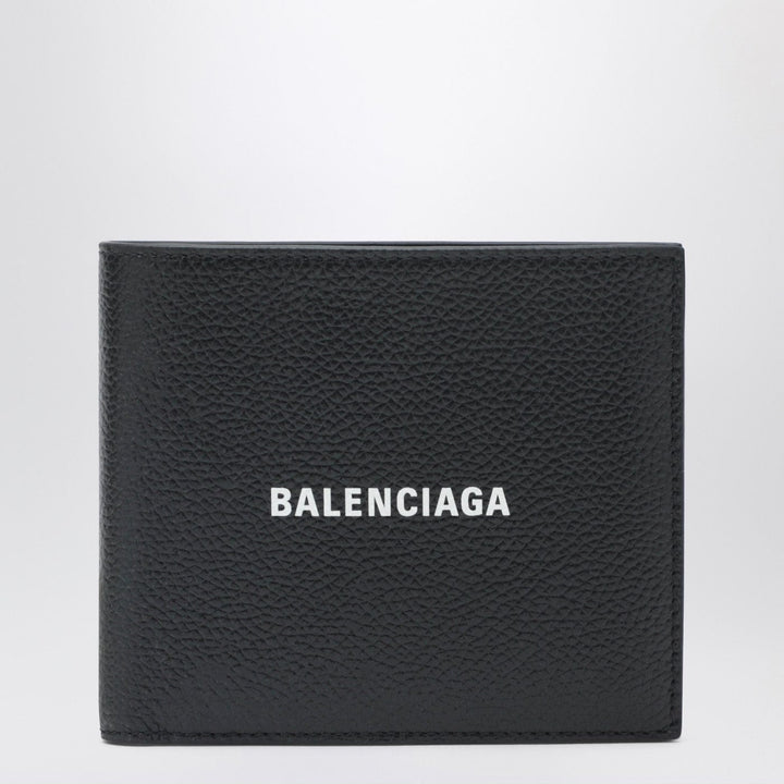 Apparel &amp; Accessories TU Balenciaga - Black horizontal wallet with logo Brand