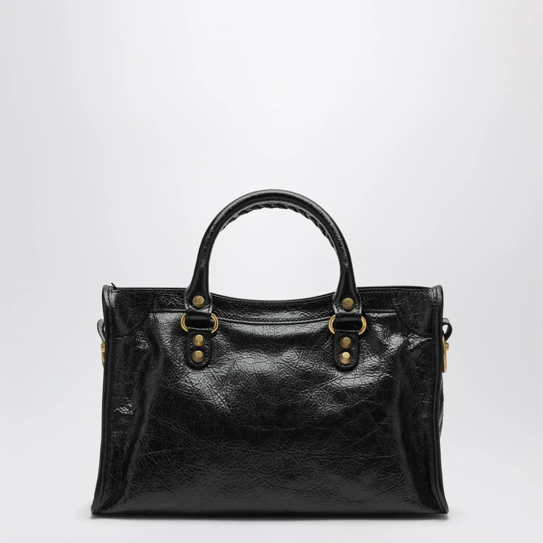 Balenciaga - Le City small bag in black/antique gold Brand Apparel &amp; Accessories TU