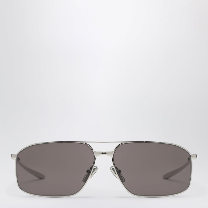 Apparel &amp; Accessories TU Balenciaga - Rectangular Silver/Black sunglasses Brand