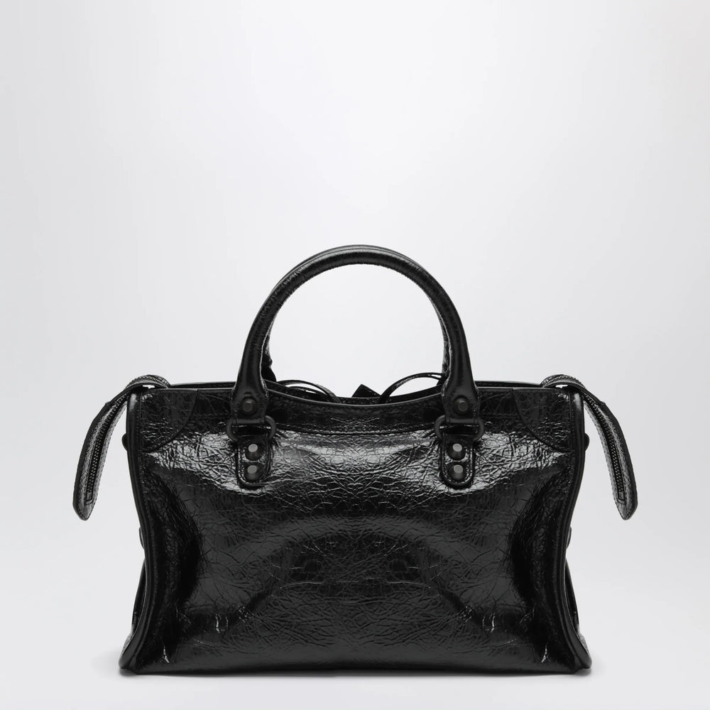 Balenciaga - Small Le City handbag in Arena lambskin black Brand Apparel & Accessories TU