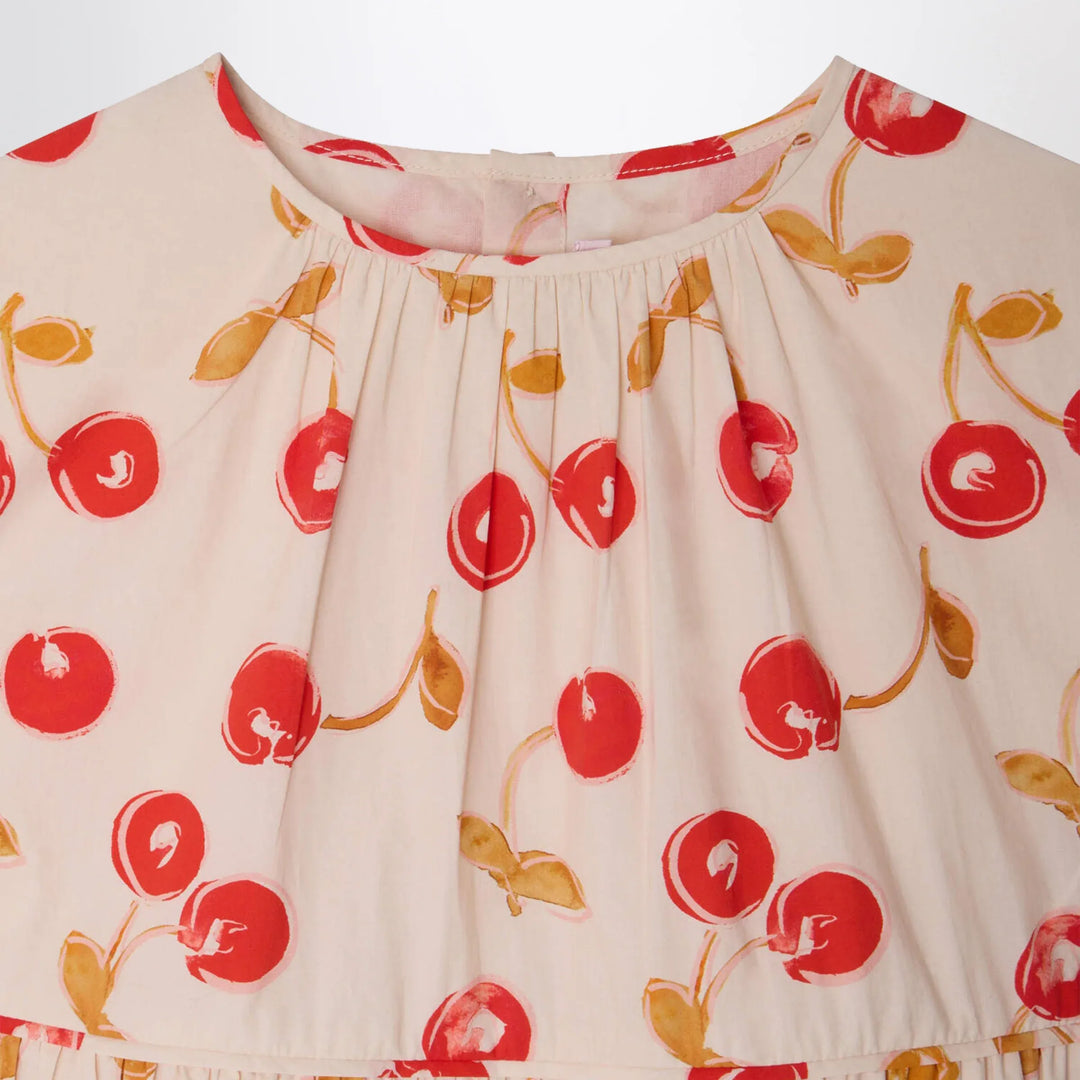Bonpoint - Leontine écru dress with ruffles Brand Apparel &amp; Accessories