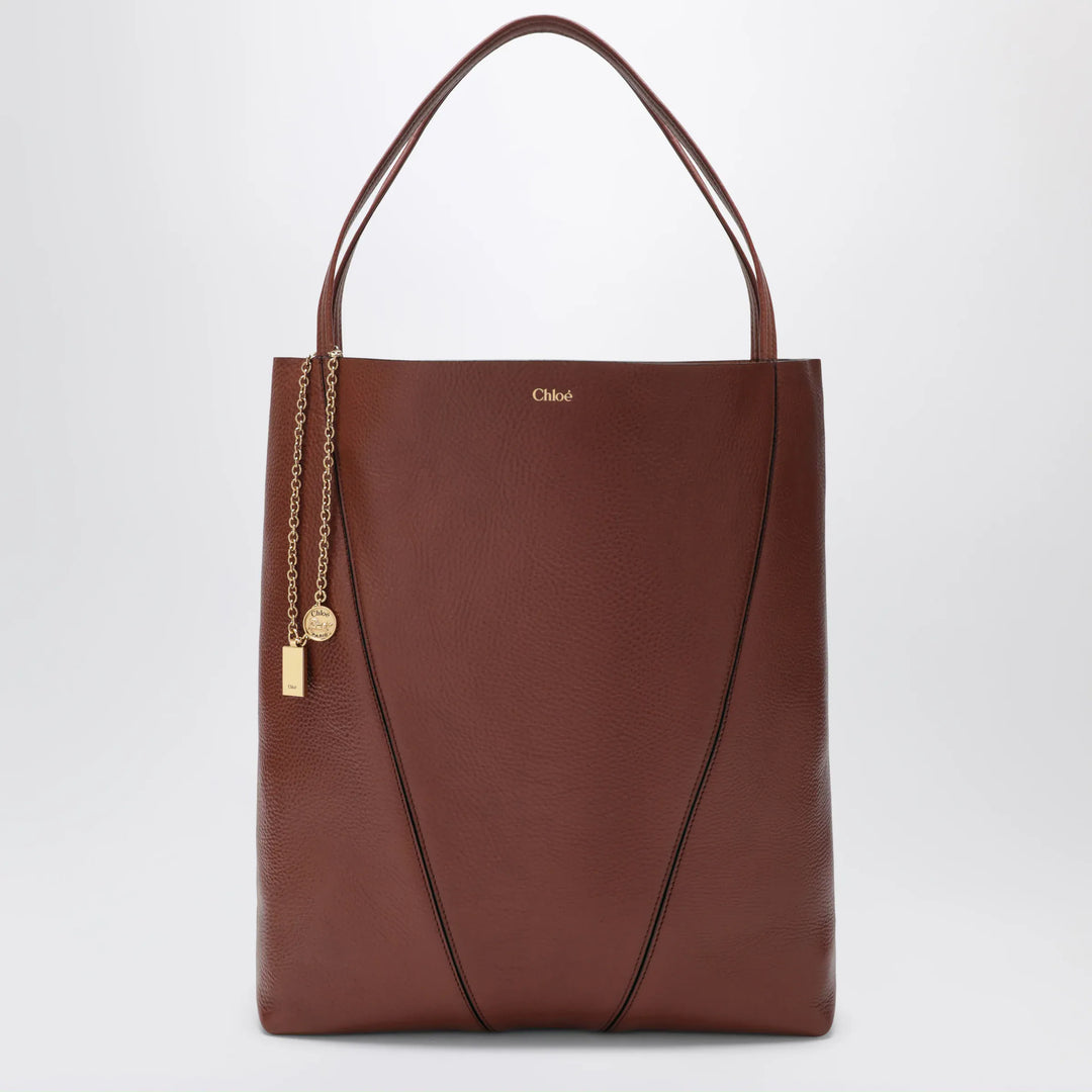 Chloé - Large brown Chloé Spin Tote Bag Brand Apparel & Accessories TU