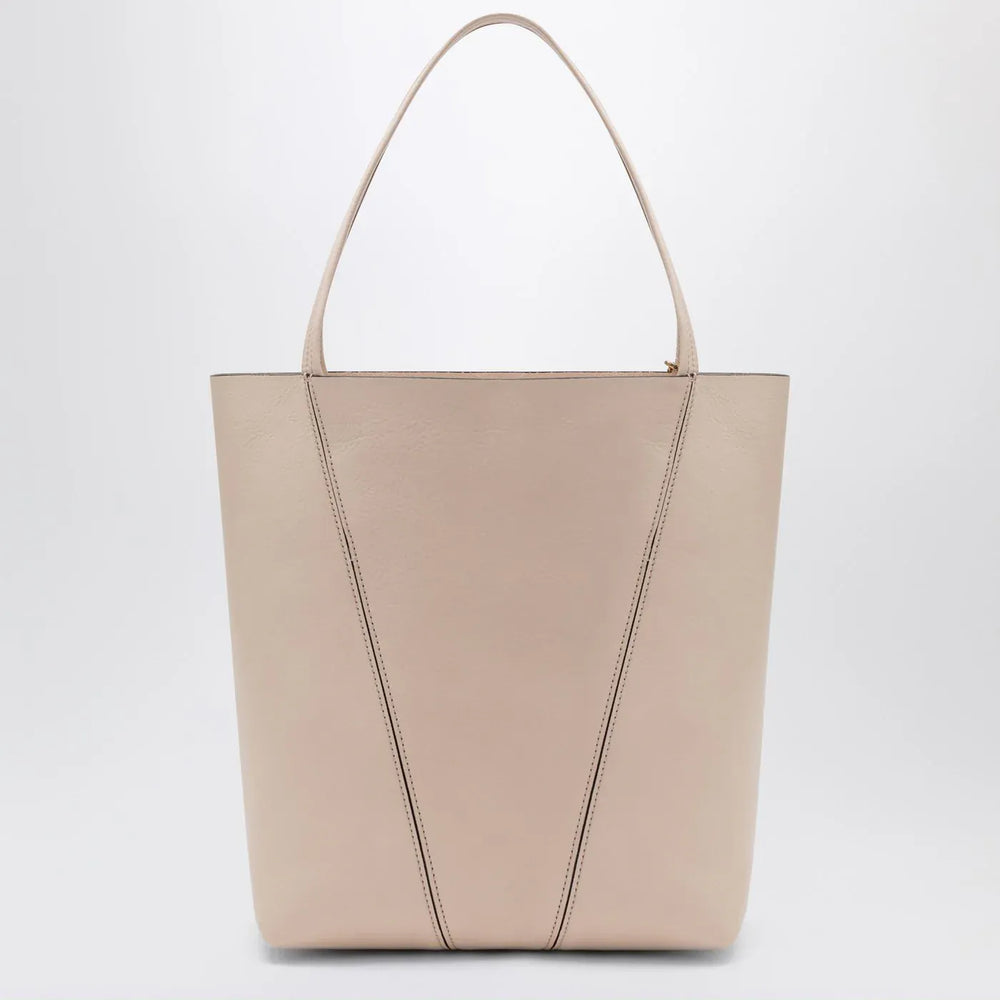 Chloé - Medium Chloé Spin tote bag in Cement Pink Brand Apparel & Accessories TU