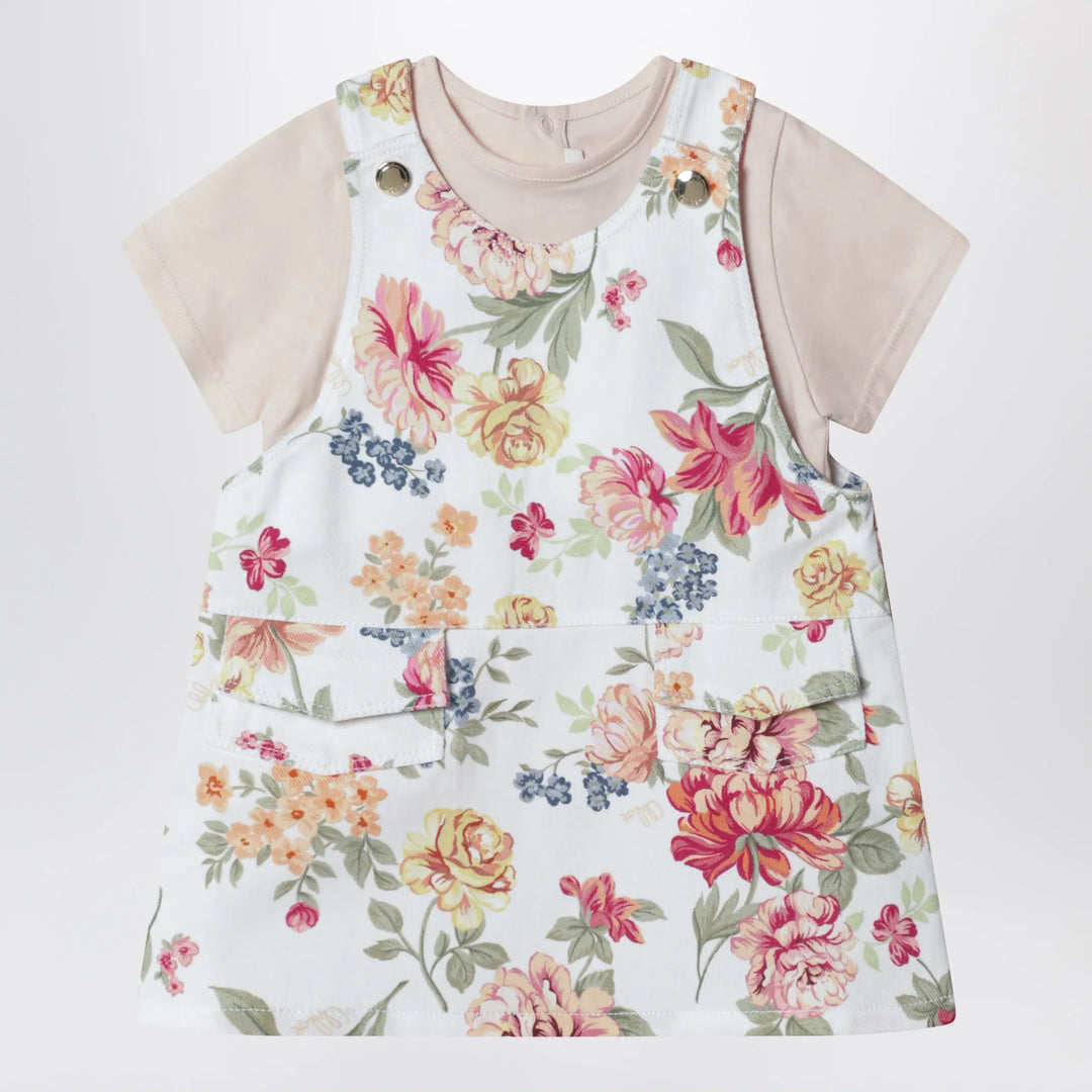 Chloé - Pink two-piece set with floral pattern Brand Apparel &amp; Accessories 2