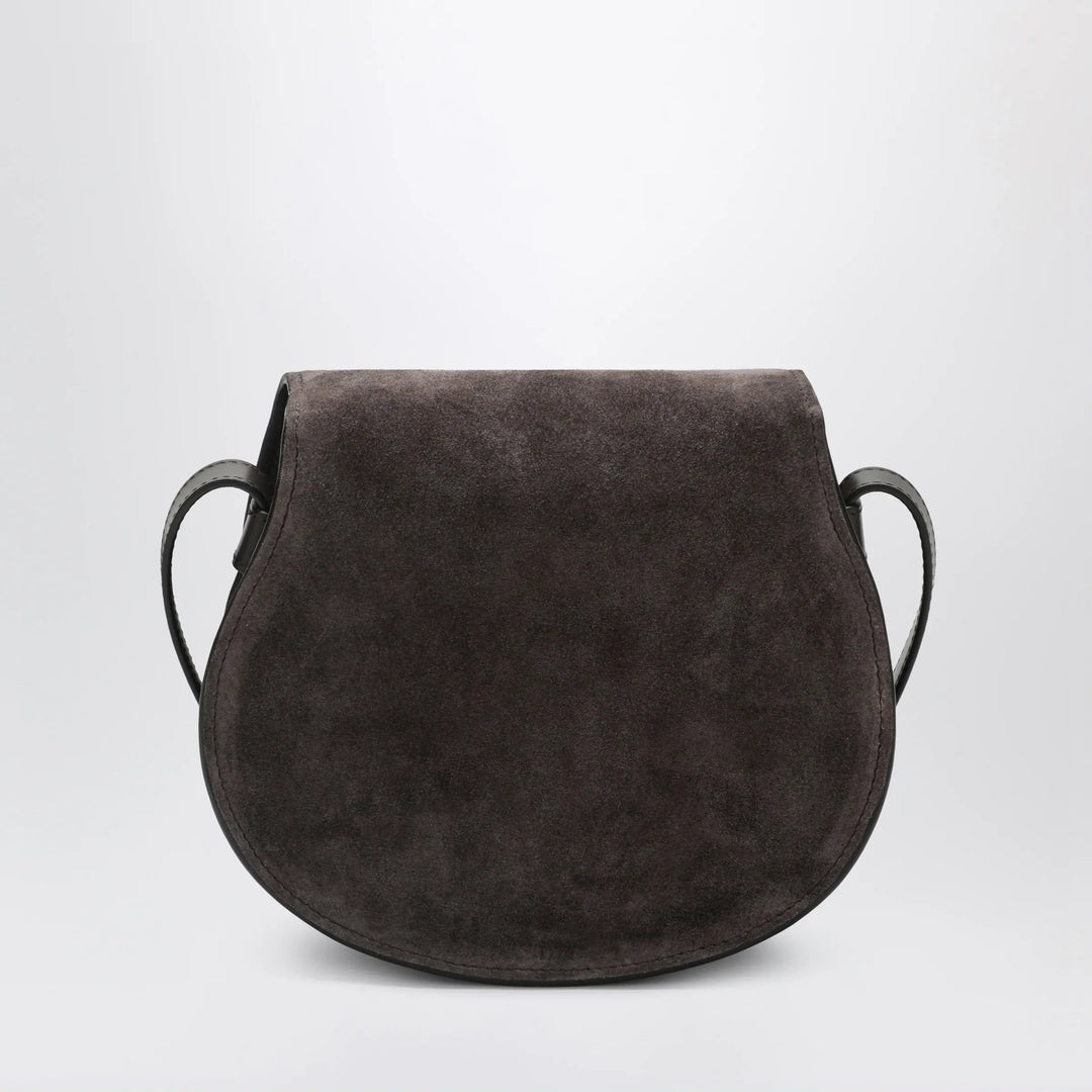 Chloé - Saddle Marcie bag in Kohl Brown suede Brand Apparel &amp; Accessories TU
