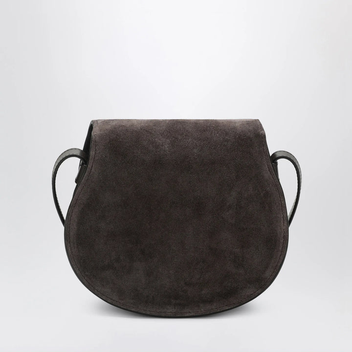 Chloé - Saddle Marcie bag in Kohl Brown suede Brand Apparel &amp; Accessories TU