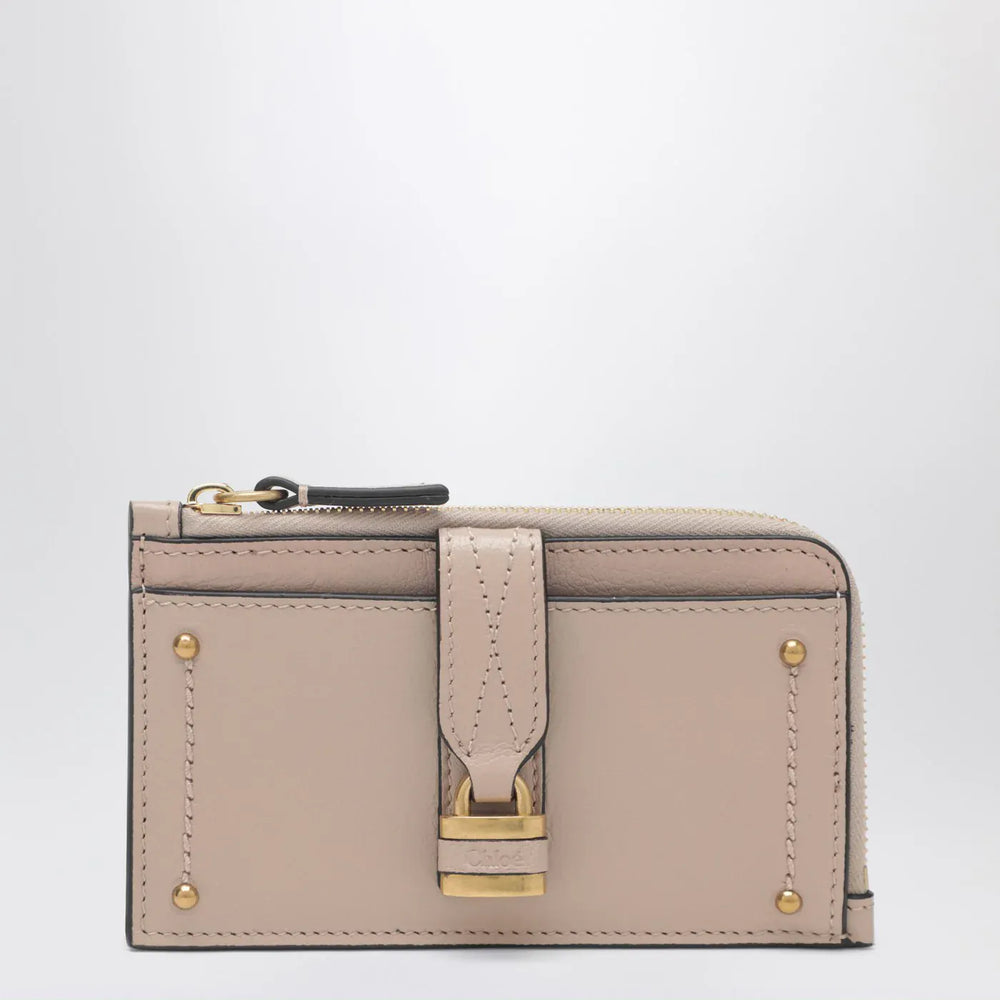 Chloé - Small Paddington coin purse with card slots in pink Brand Apparel & Accessories TU
