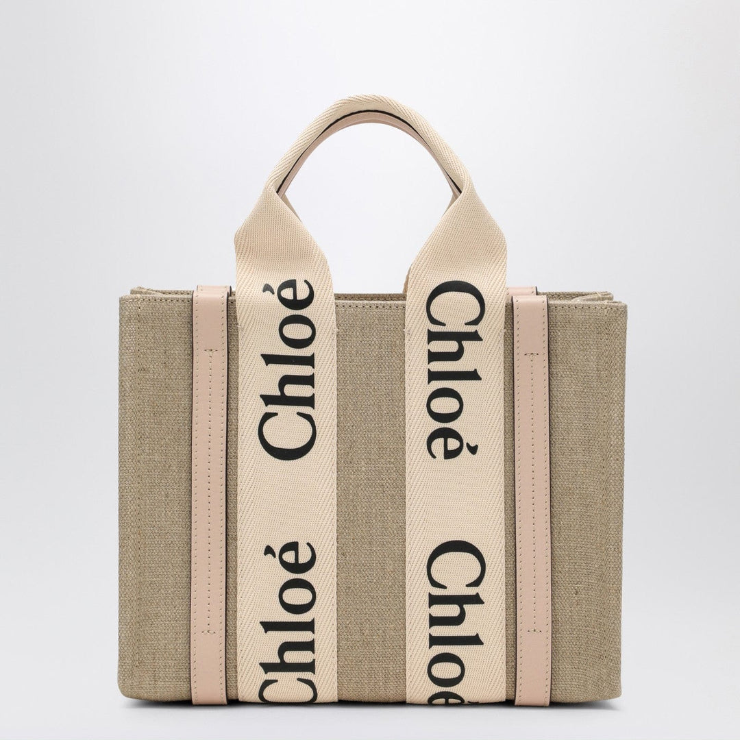 Apparel &amp; Accessories TU Chloé - Woody little bag in beige canvas Brand
