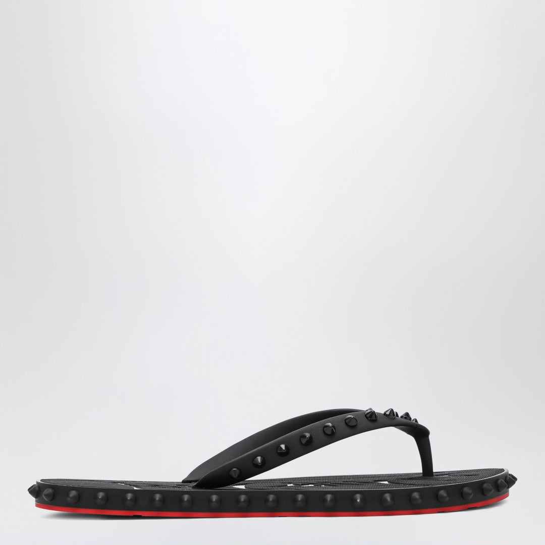 Apparel & Accessories Christian Louboutin - Black Super Loubi Flip-Flops Brand