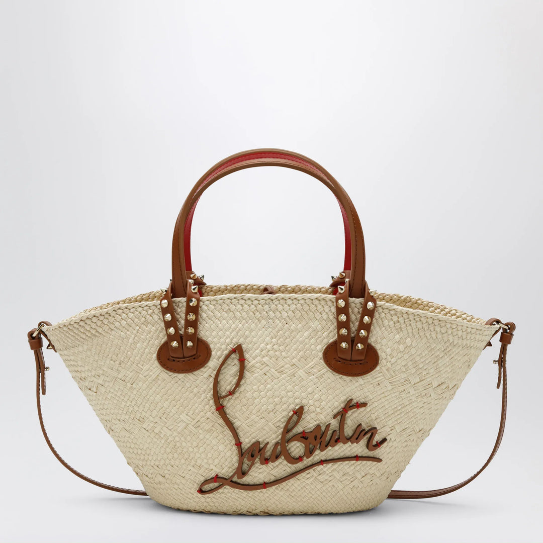 Christian Louboutin - Raffia and calf leather Tote bag Cabata small Brand Apparel &amp; Accessories TU