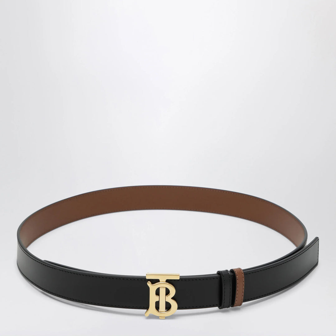 Burberry - Reversible TB leather belt in black and tan Brand Apparel & Accessories > Clothing Accessories > Belts M