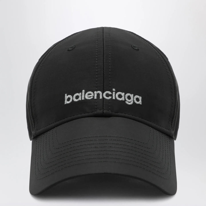 Balenciaga - Black techwear cap with reflective detailing Brand Apparel &amp; Accessories > Clothing Accessories > Hats M