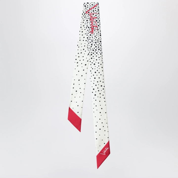 Valentino Garavani - Little Stars Starry bandeau scarf in silk, vanilla red Brand Apparel &amp; Accessories > Clothing Accessories > Scarves &amp; Shawls TU