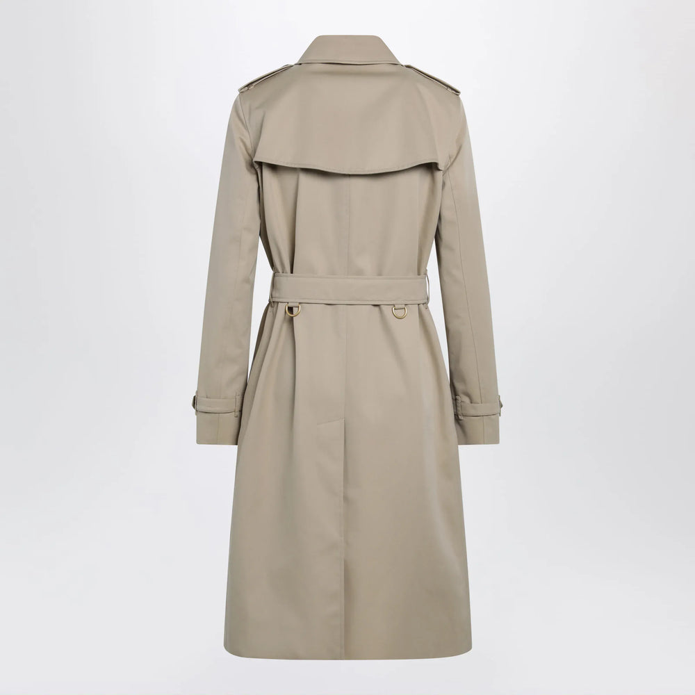 Burberry - Long Kensington Heritage cotton trench coat in honey Brand Apparel & Accessories > Clothing > Outerwear > Coats & Jackets