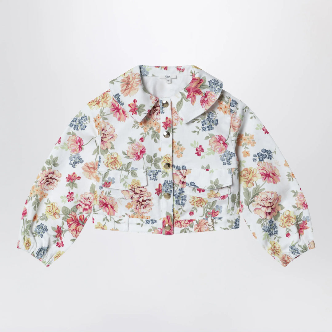 Chloé - Floral-pattern cotton jacket Brand Apparel &amp; Accessories > Clothing > Outerwear > Coats &amp; Jackets 6