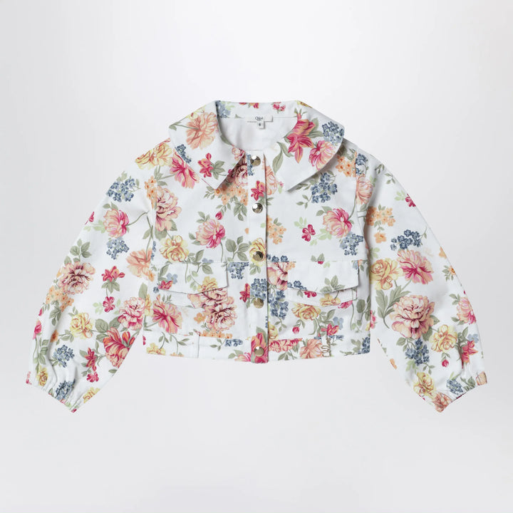 Chloé - Floral-pattern cotton jacket Brand Apparel &amp; Accessories > Clothing > Outerwear > Coats &amp; Jackets 6