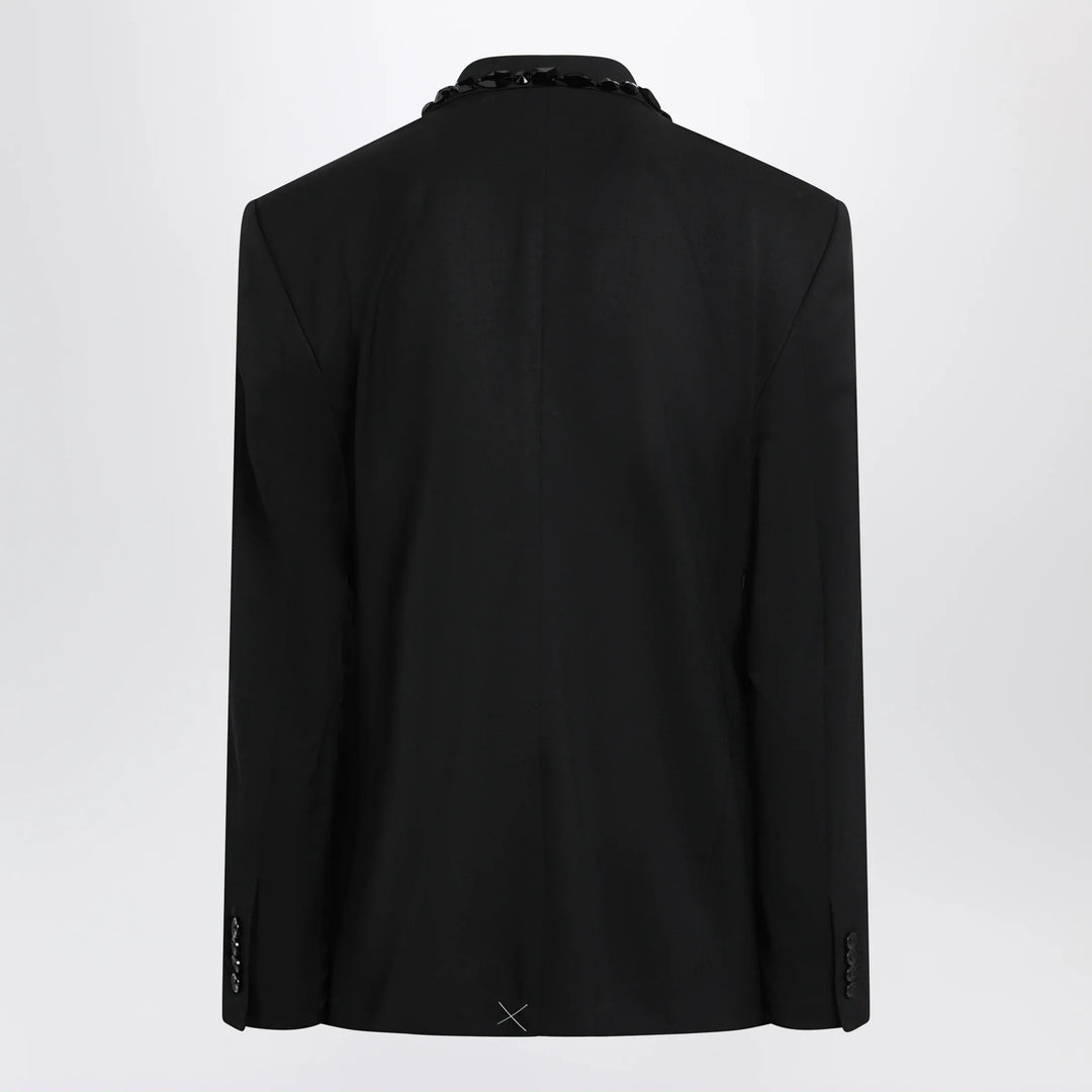 Dolce&amp;Gabbana - Embellished wool-blend blazer in black Brand Apparel &amp; Accessories > Clothing > Outerwear > Coats &amp; Jackets