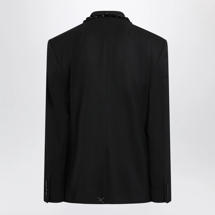 Dolce&amp;Gabbana - Embellished wool-blend blazer in black Brand Apparel &amp; Accessories > Clothing > Outerwear > Coats &amp; Jackets