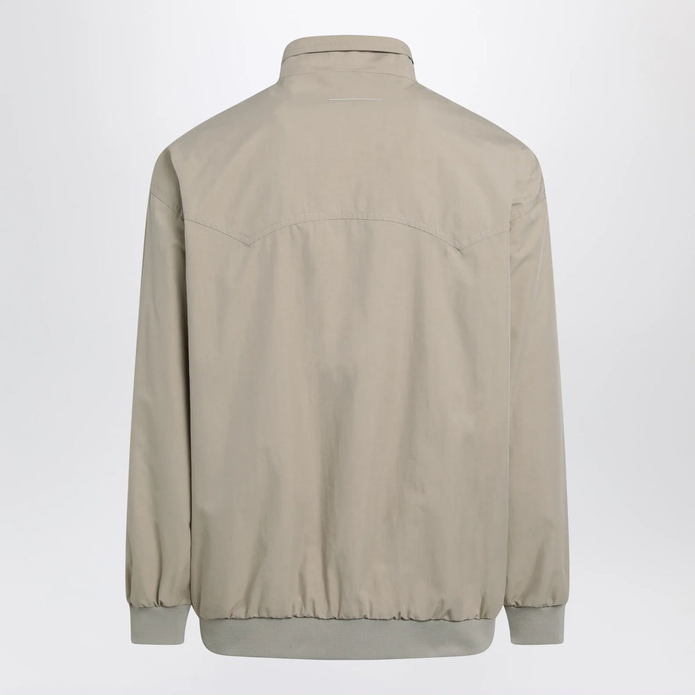 MM6 Maison Margiela - Zip-up jacket in cotton blend Brand Apparel & Accessories > Clothing > Outerwear > Coats & Jackets