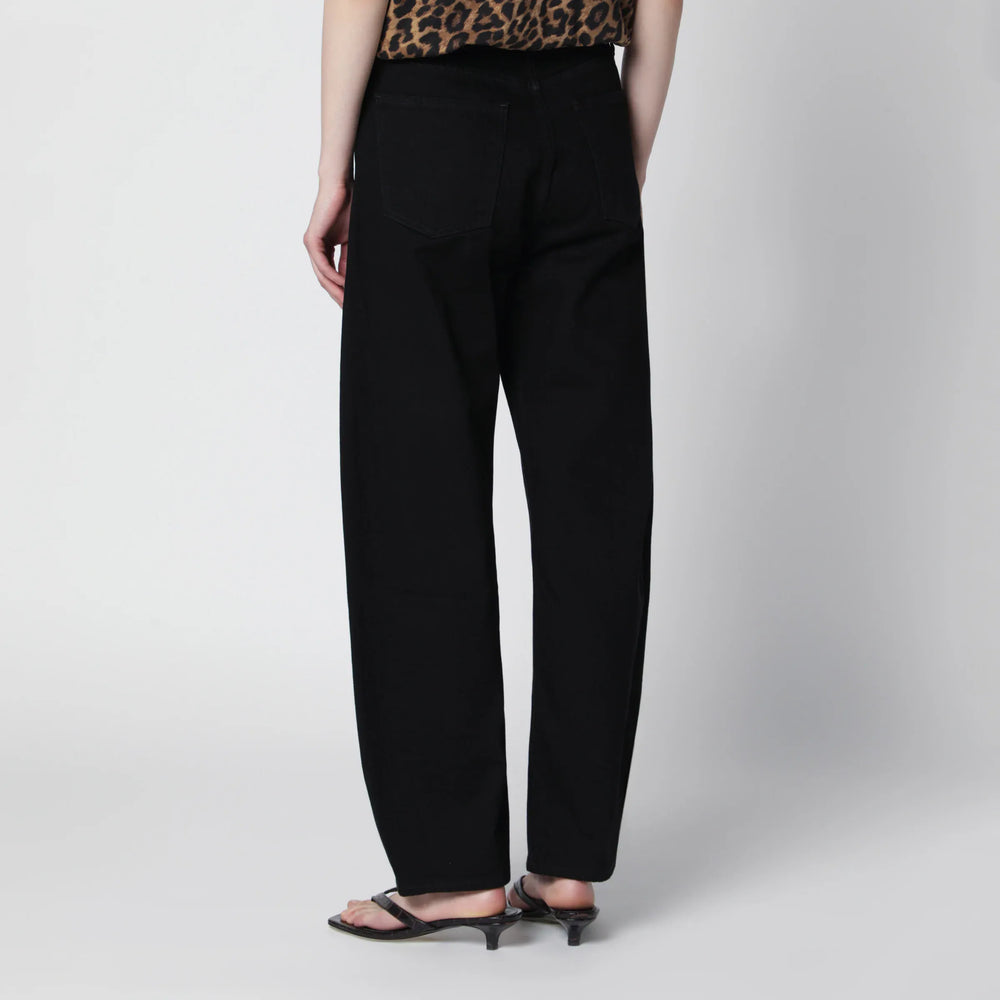 AGOLDE - Luna Jeans In Black Cover Denim Brand Apparel & Accessories > Clothing > Pants