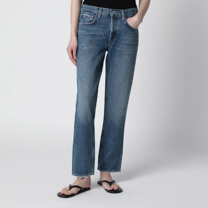 AGOLDE - Romney jeans in medium indigo denim Brand Apparel &amp; Accessories > Clothing > Pants 24