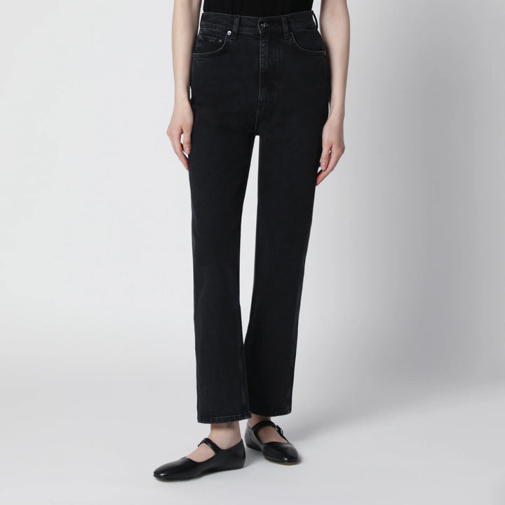 ANINE BING - Jane high-rise slim jeans in vintage black denim Brand Apparel &amp; Accessories > Clothing > Pants 24