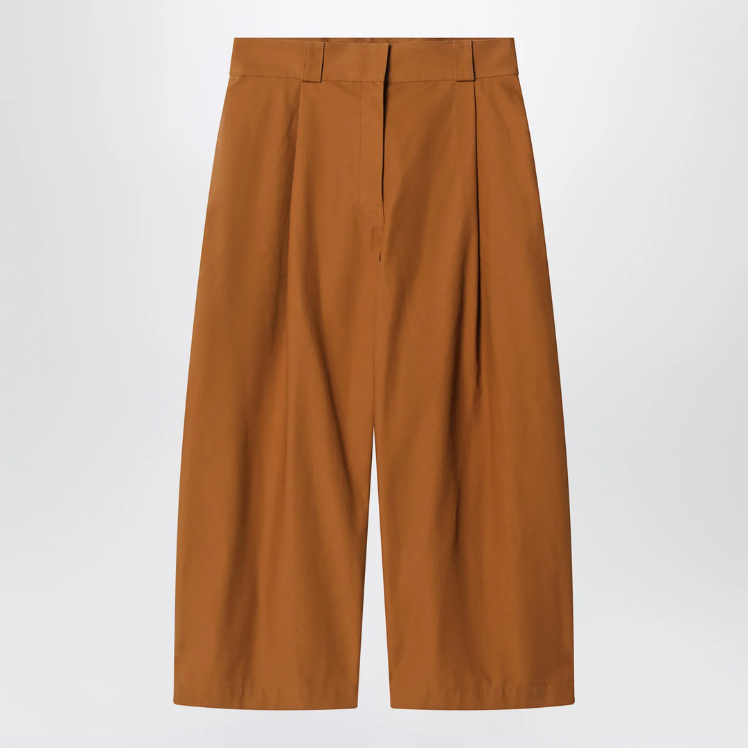 Balenciaga - Camel-colored cotton trousers Brand Apparel & Accessories > Clothing > Pants 36  FR