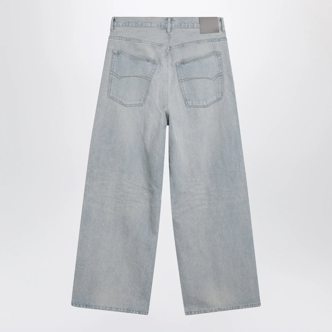 Balenciaga - Light blue wide-leg denim jeans Brand Apparel &amp; Accessories > Clothing > Pants