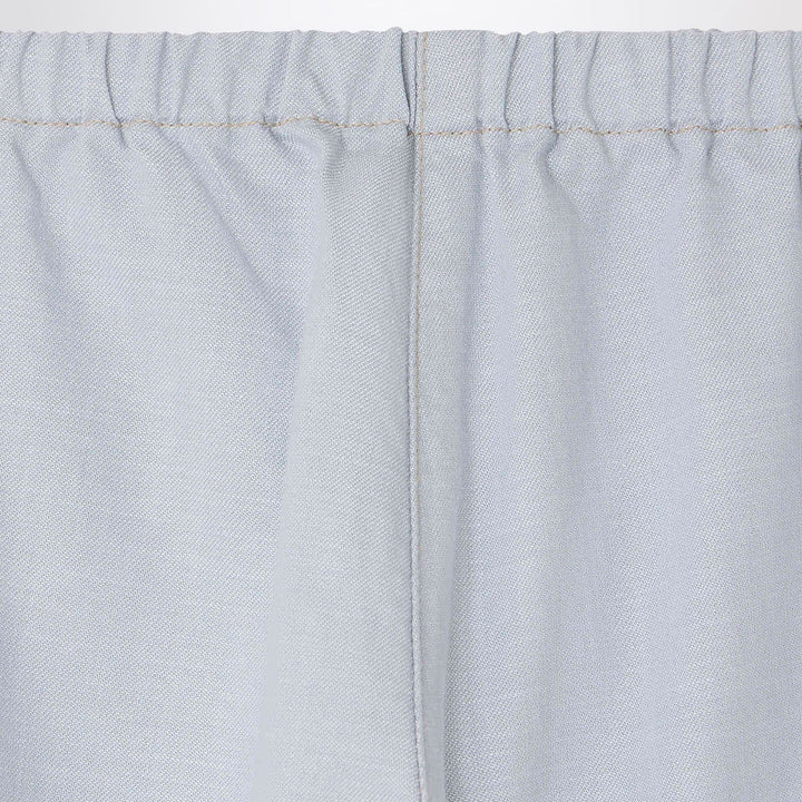 Bonpoint - Bandy light blue cotton chambray trousers Brand Apparel &amp; Accessories > Clothing > Pants